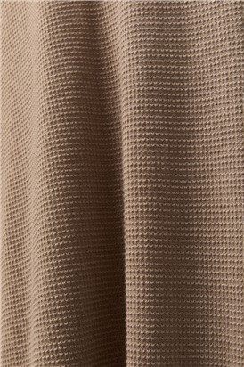  Taupe Quarter Zip Knit Polo