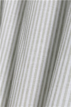  Sage Stripe Linen Shirt