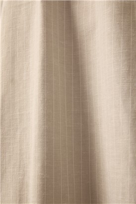  Oatmeal Stripe Linen Shirt