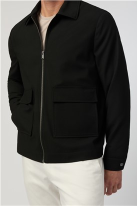  Black Zipped Jacket