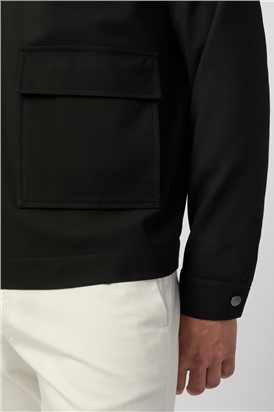  Black Zipped Jacket
