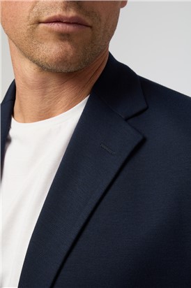  Navy Jersey Blazer