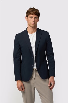  Navy Textured Blazer