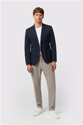  Navy Textured Blazer