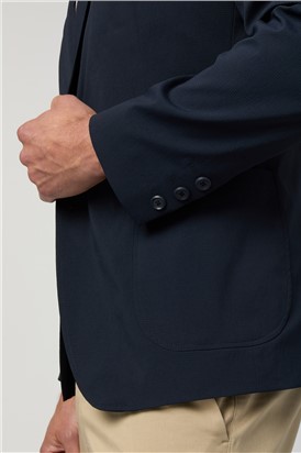  Navy Textured Blazer