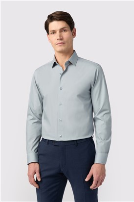  Slim Fit Duck Egg Stretch Shirt