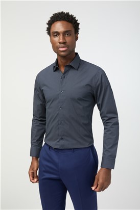  Slim Fit Diamond Print Shirt