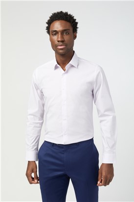  Slim Fit Micro Cross Print Shirt