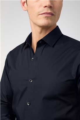  Slim Fit Navy Stretch Shirt