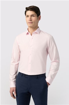  Slim Fit Pink Stretch Shirt