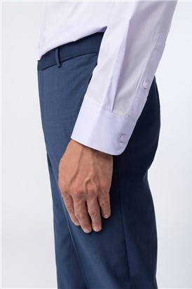  Lilac Slim Fit Stretch Shirt