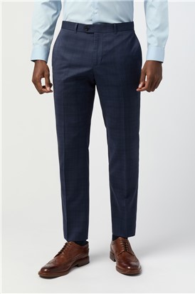  Tailored Fit Italian Ink Check Waistcoat