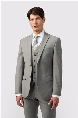  Tailored Fit Cool Grey Texture Trouser