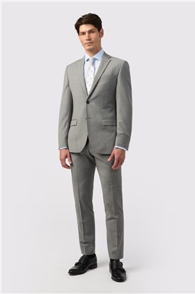  Tailored Fit Cool Grey Texture Trouser