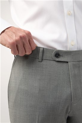  Tailored Fit Cool Grey Texture Trouser