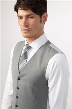  Tailored Fit Cool Grey Texture Suit