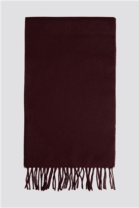  Merino Wool Claret Scarf