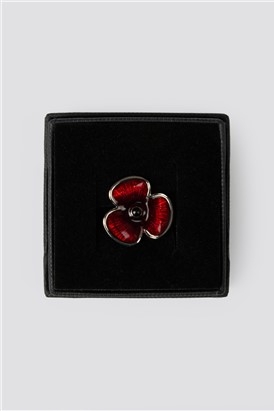 Poppy Lapel Pin Badge