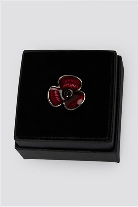 Poppy Lapel Pin Badge