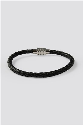 Black Leather Bracelet