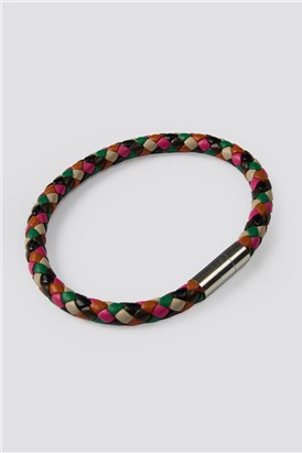 Multicolour Leather Bracelet