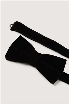  Black Velvet Bow Tie