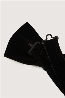  Black Velvet Bow Tie