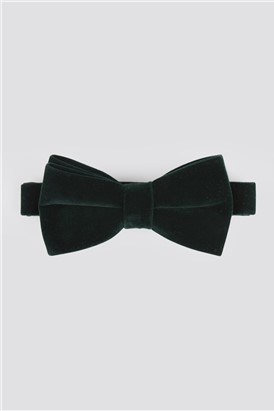  Emerald Velvet Bow Tie