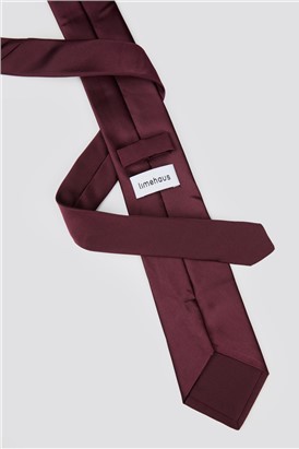  Burgundy Satin Tie