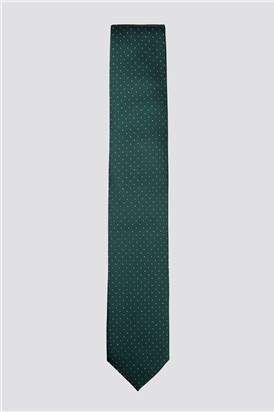  Emerald and Gold Polka Dot Tie