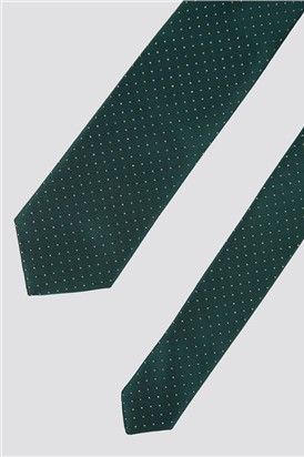  Emerald and Gold Polka Dot Tie