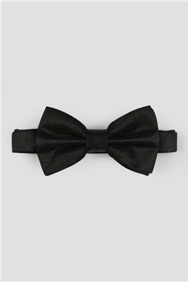  Black Lurex Bow Tie