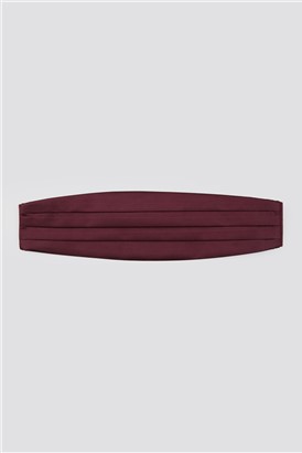  Burgundy Cummerbund