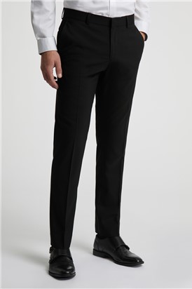  Slim Fit Black Stretch Trousers