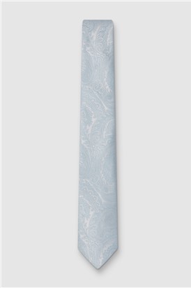  Light Blue Paisley Pocket Square