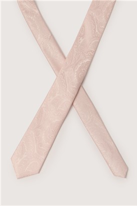  Pink Paisley Pocket Square