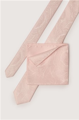 Pink Paisley Pocket Square