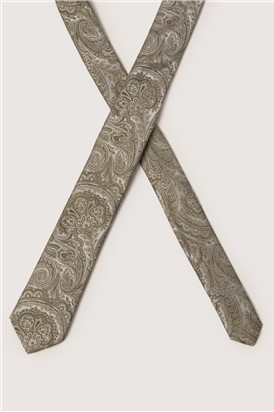  Sea Green Paisley Tie