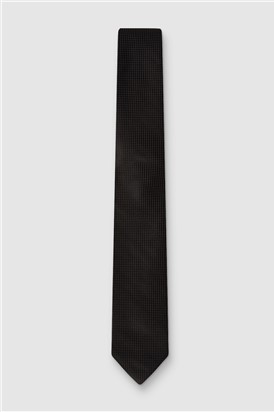  Black Textured Tie