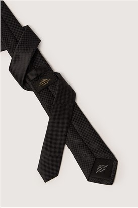  Black Textured Tie