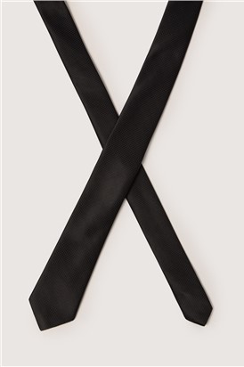  Black Textured Tie