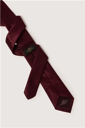  Burgundy Textured Pocket Square
