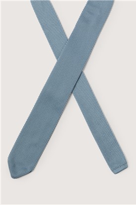  Blue Knitted Tie