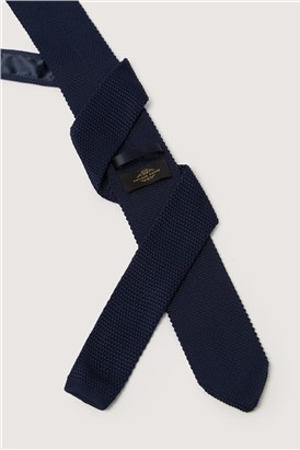  Navy Knitted Tie