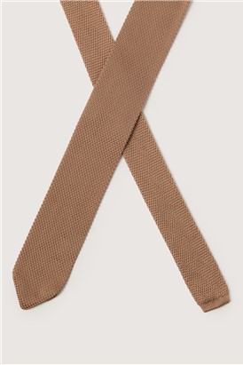  Sand Knitted Tie