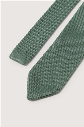  Sea Green Knitted Tie