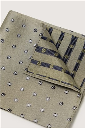 Sage Daisy Jacquard Silk Tie