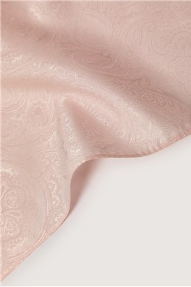  Pink Paisley Pocket Square