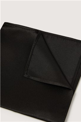  Black Pocket Square