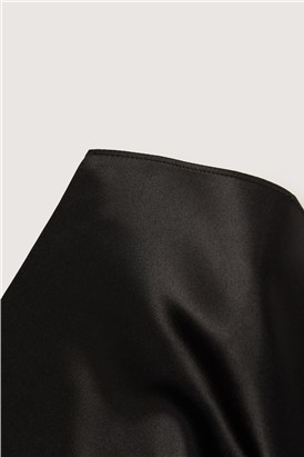  Black Pocket Square